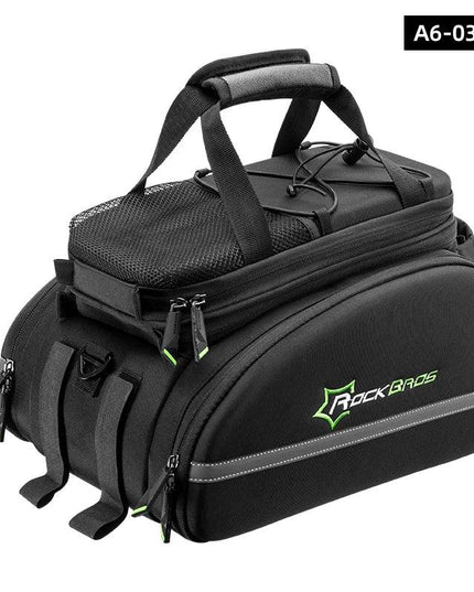 ROCKBROS Bicycle Carrier Bag MTB Bike Rack Bag Trunk Pannier Cycling Multifunctional Large Capacity Travel Bag With Rain Cover