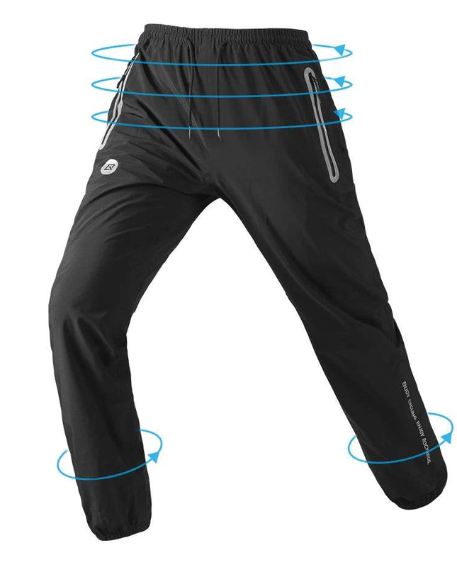 ROCKBROS Cycling Pants Waterproof Men Women Breathable Trousers Bike Pants Anti-sweat Clothings Elastic Sport Fitness Bike Pants