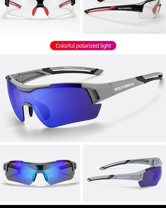 ROCKBROS Cycling Men's Glasses Polarized Cycling Glasses Sports MTB Bike Glasses Women Outdoor Sunglasses Cycling Eyewear Goggle
