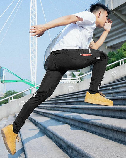 ROCKBROS Light Comfortable Cycling Pants Men Women Spring Summer Breathable Hight Elasticity Sports Pants Reflective Trousers