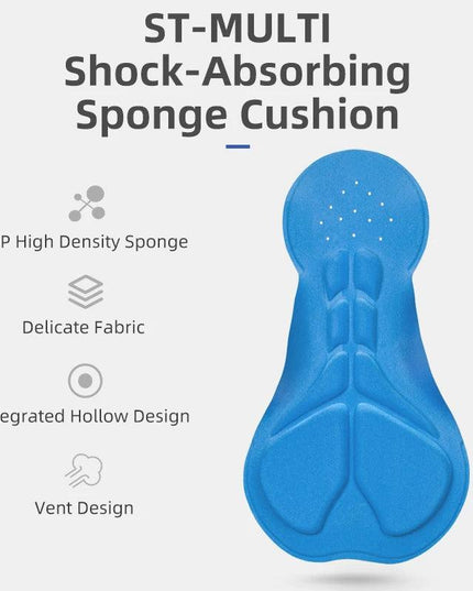 ROCKBROS 3D Summer MTB Bike Shorts Men Women Breathable Sponge Shock Absorption Cycling Shorts Moisture Wicking Sport Pants 2020