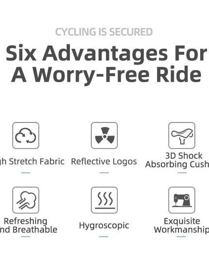 ROCKBROS 3D Summer MTB Bike Shorts Men Women Breathable Sponge Shock Absorption Cycling Shorts Moisture Wicking Sport Pants 2020