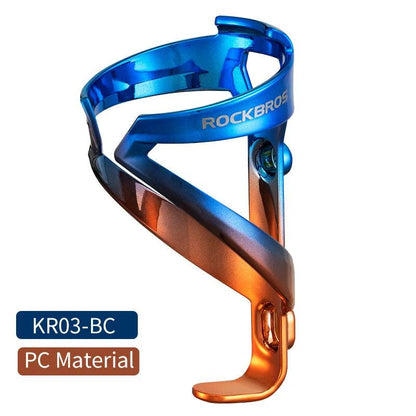 ROCKBROS MTB Bike PC Bottle Cage Toughness Integrally Molded Electroplating Ductility Bottle Holder 3 Colors Bicycle Accessories