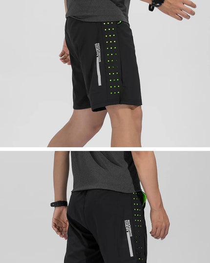 ROCKBROS Running Shorts Unisex Clothing Exercise Gym Shorts Spandex Jogging Fitness Breathable Cycling Outdoor Sports Asian Size