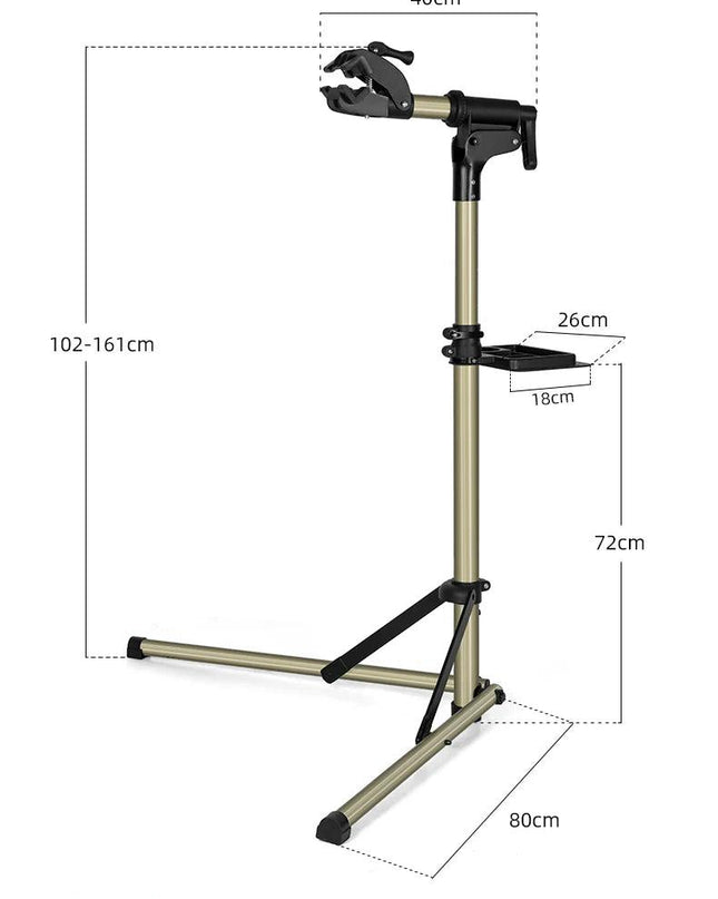 ROCKBROS Bike Repair Stand MTB Road Bicycle Maintenance Rack With Tool Tray Adjustable Foldable Storage Display Bike Work Stand