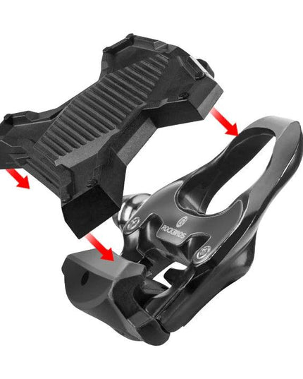 ROCKBROS Clipless Platform Adapter Pedal for Shimano SPD Speedplay Cycling Pedal Convert  KE0 for Look Universal Pedal Adapters