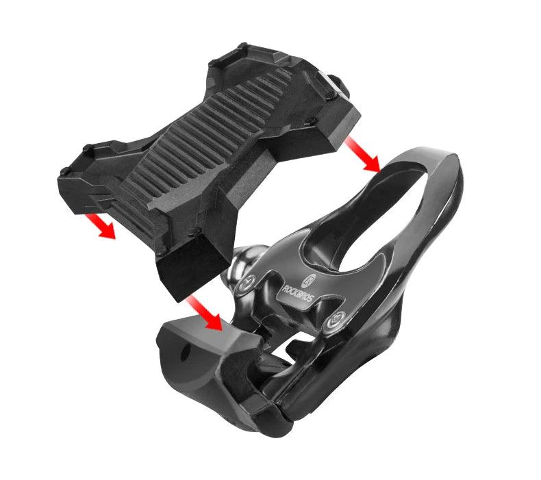 ROCKBROS Clipless Platform Adapter Pedal for Shimano SPD Speedplay Cycling Pedal Convert  KE0 for Look Universal Pedal Adapters