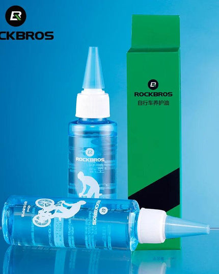 ROCKBROS Bicycle Lubricating Oil Antirust Mountain Bicycle Bearing Gear Dustproof Corrosion Resistance Bike Chain Oil Portable