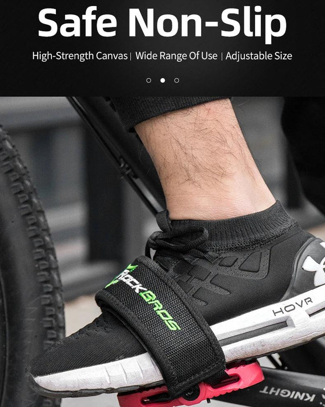 ROCKBROS Bike Pedal Cover Cycling Pedal Foot Strap Ultralight Anti-slip Pedal Belt High Strength Double-side Bicycle Accessories