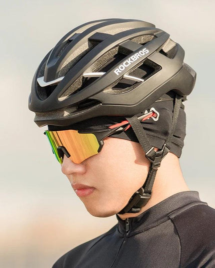 ROCKBROS Cycling Women Men's Cap Balaklava With Glasses Holes Anti-uv High Elasticity Breathable Reflective Bandana Cycling Hat