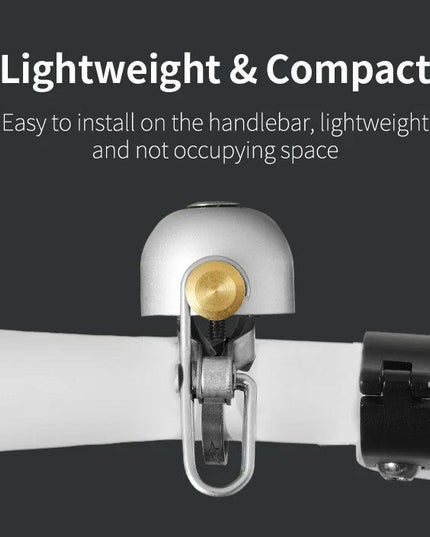 ROCKBROS Bicycle Vintage Brass Bell Ring Clear Sound Quality MTB Road Bike Retro Bell Cycling Children Horn Kid Bike Accessories