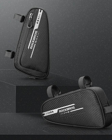 ROCKBROS 1.2LBicycle Bag Side Pockets Twill ToxturoTube Triangle Bag Ride Without Touch Lengs Reflective Bag Bike Accessories