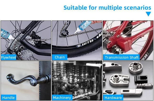 ROCKBROS Bicycle Lubricating Oil Antirust Mountain Bicycle Bearing Gear Dustproof Corrosion Resistance Bike Chain Oil Portable