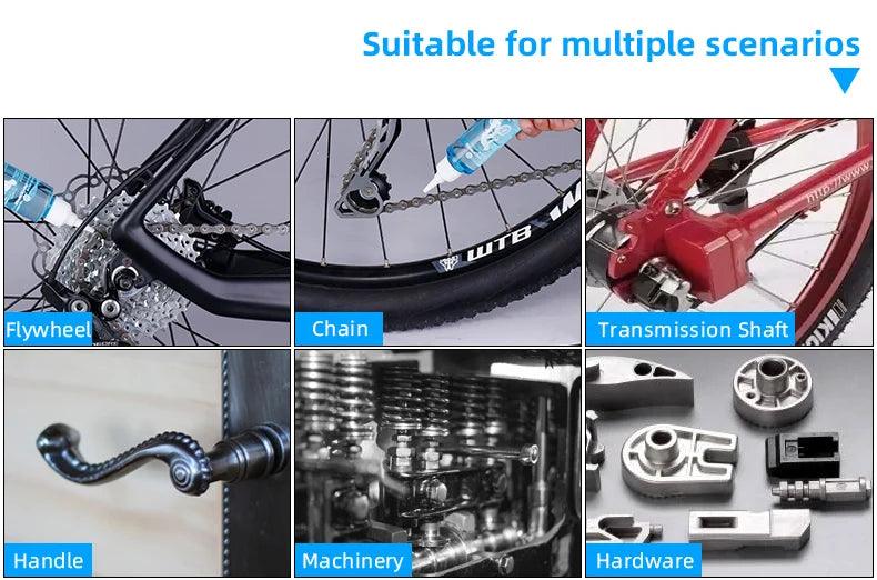 ROCKBROS Bicycle Lubricating Oil Antirust Mountain Bicycle Bearing Gear Dustproof Corrosion Resistance Bike Chain Oil Portable