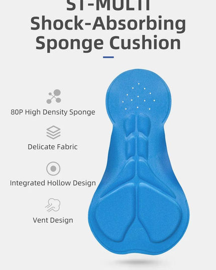 ROCKBROS 3D Summer MTB Bike Shorts Men Women Breathable Sponge Shock Absorption Cycling Shorts Moisture Wicking Sport Pants 2020