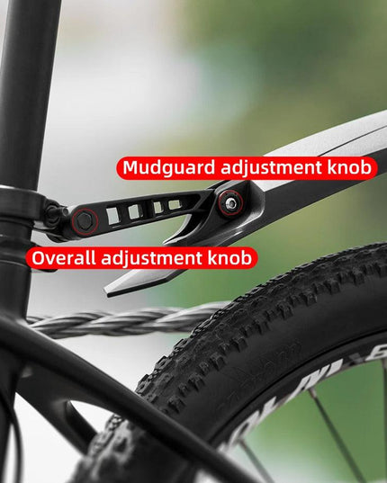 ROCKBROS Fender Mtb Rubber Tail Soft MTB Bike MTB Bike Widen Front Rear Mudguard Adjust Any Angle Fender Bike Accessories