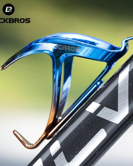 ROCKBROS MTB Bike PC Bottle Cage Toughness Integrally Molded Electroplating Ductility Bottle Holder 3 Colors Bicycle Accessories