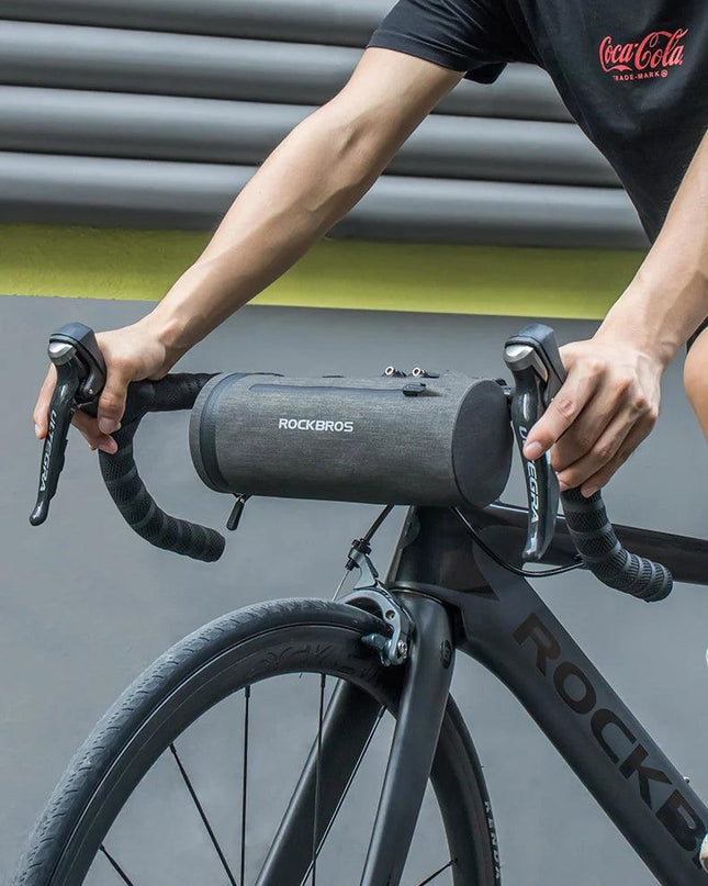 ROCKBROS Waterproof Bike Bag Front Bicycle Bag MTB Road Handlebar Pannier Multi-purpose Large Capacity Backpack Cycling Tube Bag