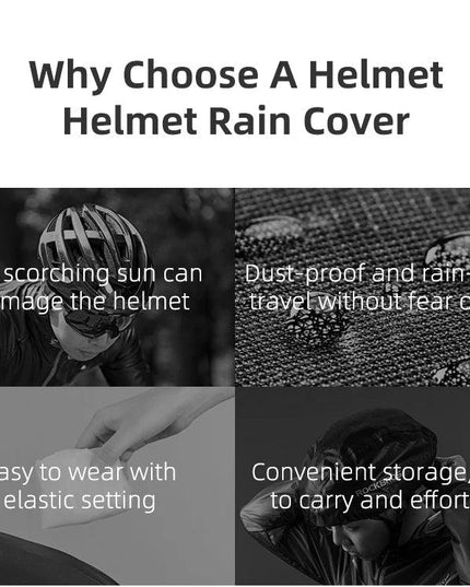 ROCKBROS Cycling Bike Helmets Rain Covers Windproof Waterproof Dust-proof Rain Cover MTB Road Bike Bicycle Helmet Protect Cover