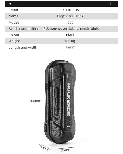 ROCKBROS Bike Tool Kits Multifuctional Tools Set Pump Tire Repair Kits Storage Bag Bicycle Mantainance Kits Cycling Accessories