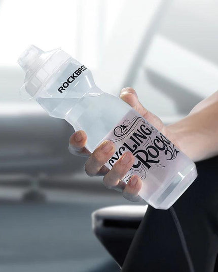 ROCKBROS Bicycle Bottle Mountain Bike Water Drink Bottle Outdoor Sports Plastic Portable Large Capacity Cycling Water Bottle