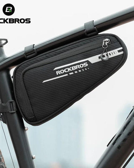 ROCKBROS 1.2LBicycle Bag Side Pockets Twill ToxturoTube Triangle Bag Ride Without Touch Lengs Reflective Bag Bike Accessories