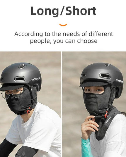 ROCKBROS Cycling Mask Summer UV Protection Balaclava Glasses Face Breathable Hole Men Women Quick-Drying Bicycle Ice silk Mask