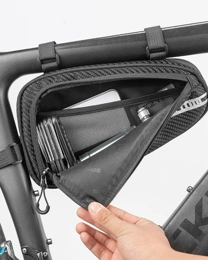 ROCKBROS 1.2LBicycle Bag Side Pockets Twill ToxturoTube Triangle Bag Ride Without Touch Lengs Reflective Bag Bike Accessories