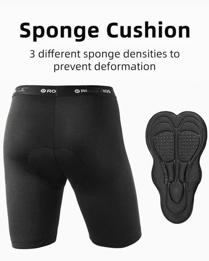 ROCKBROS 4D Women's Men's Shorts 2 In 1 With Separable Underwear Shorts Bike Shorts Climbing Running Bicycle Pants Cycling Trous