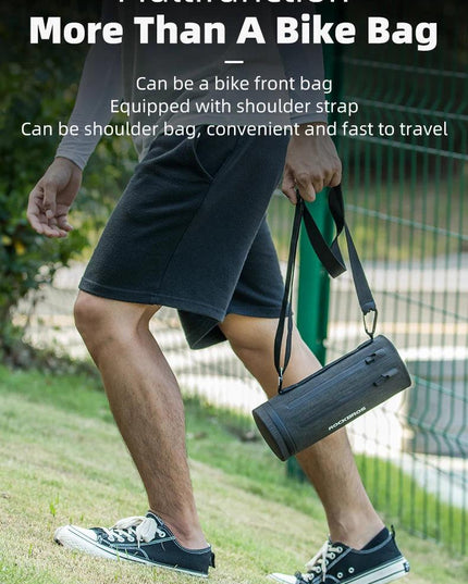 ROCKBROS Waterproof Bike Bag Front Bicycle Bag MTB Road Handlebar Pannier Multi-purpose Large Capacity Backpack Cycling Tube Bag