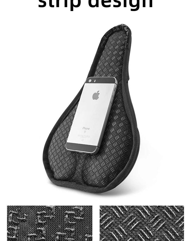 ROCKBROS Silicone Bicycle Saddle Hollow Breathable MTB Bike Seat Cushion Cover Mat Silica gel Saddle Cycling Accessories Part