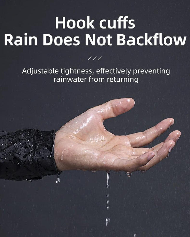 ROCKBROS Cycling Waterproof Jacket Men Breathable Reflective Hooded Raincoat Waterproof  Outdoor Sport Windbreaker European Size