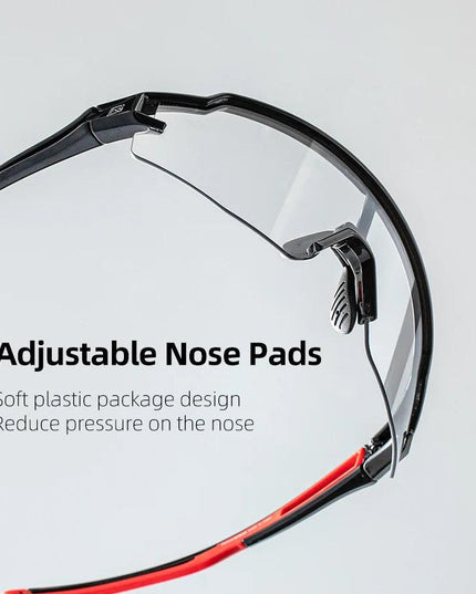 ROCKBROS Photochromic Cycling Glasses Polarized Built-in Myopia Frame Sports Sunglasses Men Women Glasses Cycling Eyewear Goggle