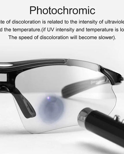 ROCKBROS Cycling Glasses Photochromic Bicycle Sports Sunglasses Men Women UV400 MTB Road Bike Goggles Ultralight Outdoor Eyewear