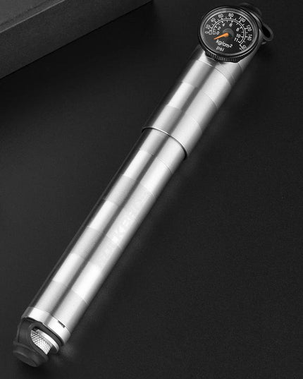 ROCKBROS Bike Pump High Pressure Aluminium Alloy CNC Dustproof Barometer AV/FV Ultralight Portable Inflater Bicycle Accessories