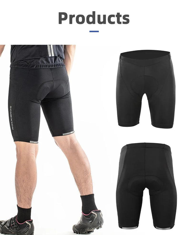 ROCKBROS 3D Summer MTB Bike Shorts Men Women Breathable Sponge Shock Absorption Cycling Shorts Moisture Wicking Sport Pants 2020
