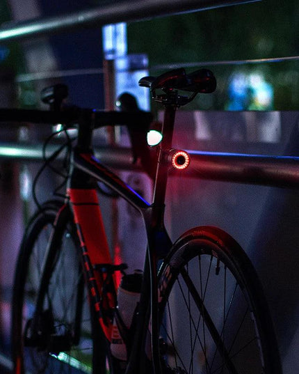 ROCKBROS Bike Tail Light MTB Road Bike Night Cycling Rear Light Smart Brake Sensor Warning Light Waterproof Bicycle Accessories