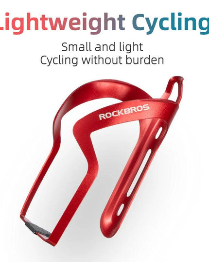 ROCKBROS Bike Bottle Holder Aluminum Alloy One Piece Water Cup Bicycle Mount Ultralight Rack MTB Road Cycling Cage Bracket Parts