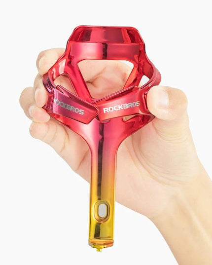 ROCKBROS MTB Bike PC Bottle Cage Toughness Integrally Molded Electroplating Ductility Bottle Holder 3 Colors Bicycle Accessories