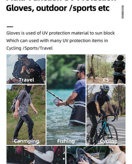 ROCKBROS Cycling Gloves Autumn Spring MTB Bike Gloves SBR Pad Half Finger Bicycle Goves Men Women Breathable Shockproof Gloves