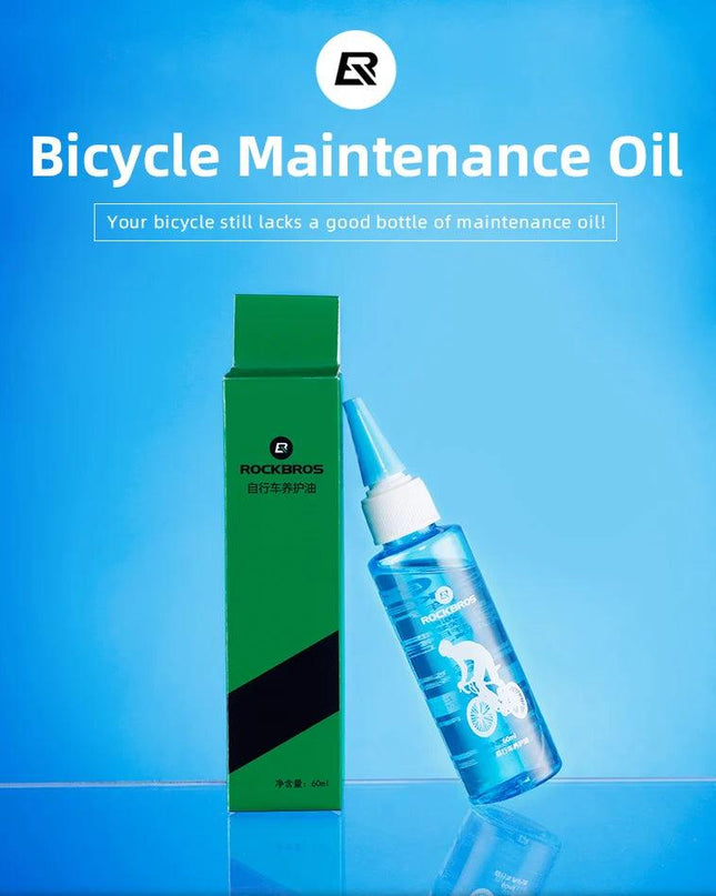 ROCKBROS Bicycle Lubricating Oil Antirust Mountain Bicycle Bearing Gear Dustproof Corrosion Resistance Bike Chain Oil Portable