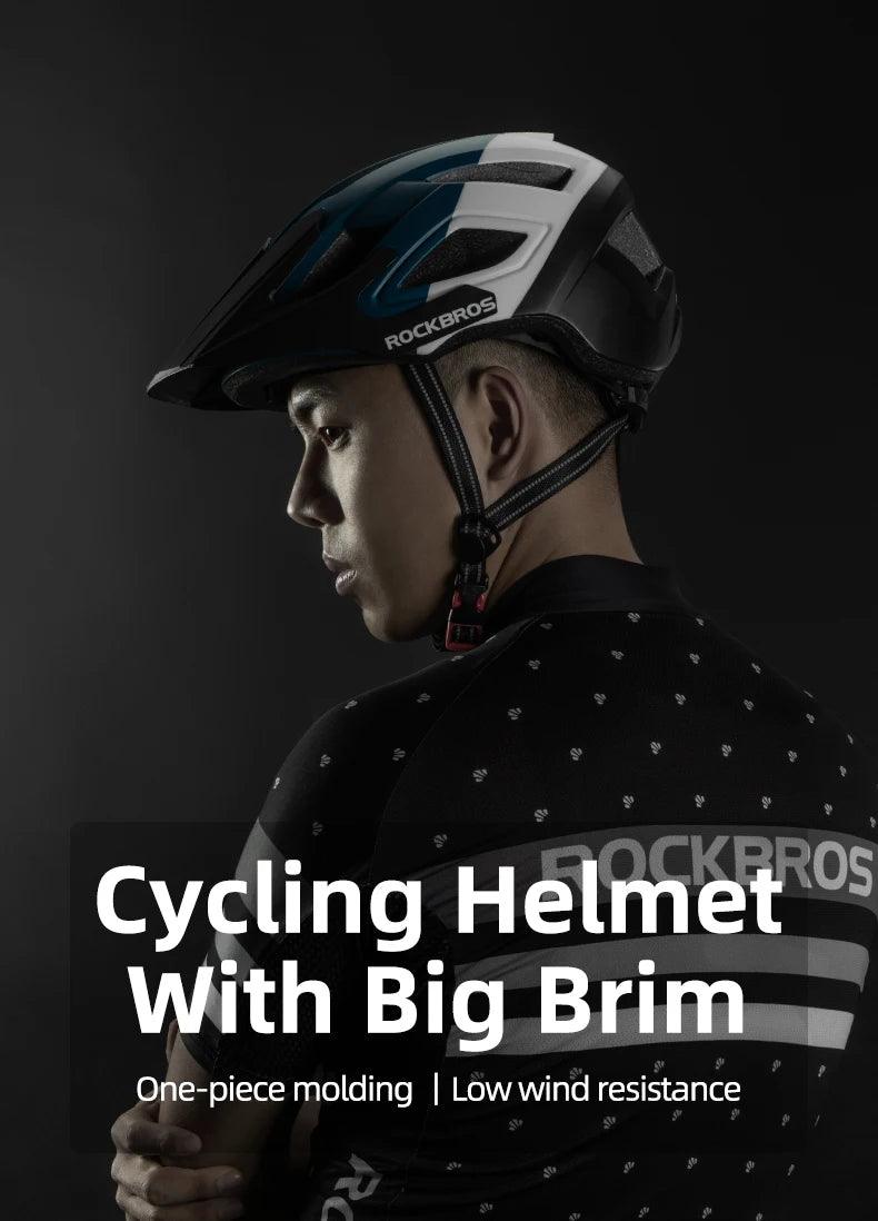 ROCKBROS Electric Bicycle Helmet Men Women Breathable Shockproof MTB Road Bike Safety Helmet Cycling Aero Helmet Bike Equipment