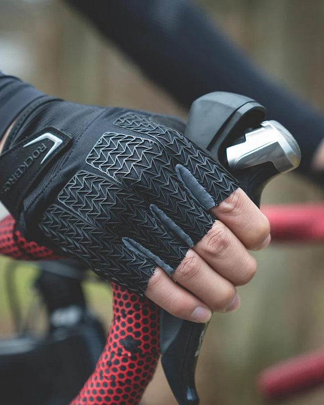 ROCKBROS Touch Screen Cycling Bike Gloves Autumn Spring MTB Bike Bicycle Gloves GEL Pad Shockproof Half Finger Mittens Gloves