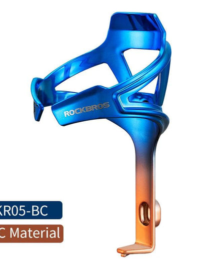 ROCKBROS MTB Bike PC Bottle Cage Toughness Integrally Molded Electroplating Ductility Bottle Holder 3 Colors Bicycle Accessories