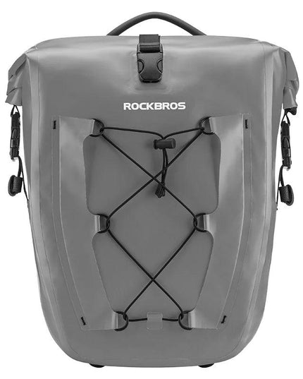 Rockbros Waterproof Bike Bag 25L Travel Cycling Bag Basket Bicycle Rear Rack Tail Seat Trunk Bags Bicycle Bags Panniers 1PCS