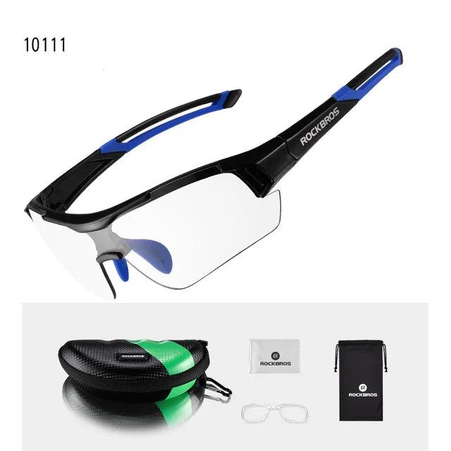 ROCKBROS Photochromic Cycling Sunglasses Bike Glasses Eyewear UV400 MTB Road Bicycle Goggles Women Men Outdoor Sports Fishing