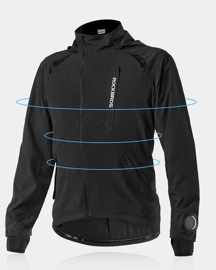ROCKBROS Men's Cycling Clothing Sets Spring Autumn Breathable Cycling Jacket Comfortable Thin Unisex Outdoor Sport Suit EUR Size