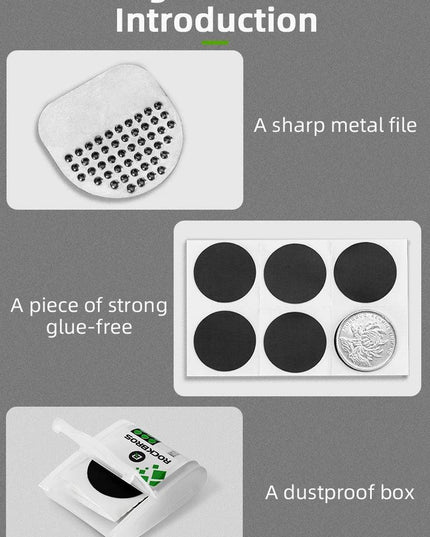 ROCKBROS No Glue Chip Bicycle Tire Repair Kit Mountain Bike Tire Repair Piece Thin Road Bike Available 1 piece Bike Accessories
