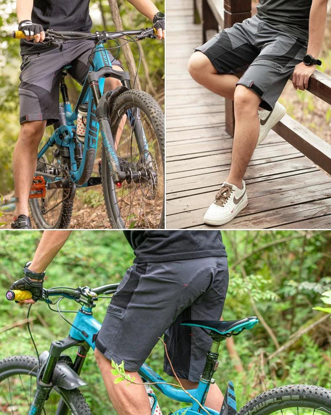 ROCKBROS 4D Women's Men's Shorts 2 In 1 With Separable Underwear Shorts Bike Shorts Climbing Running Bicycle Pants Cycling Trous