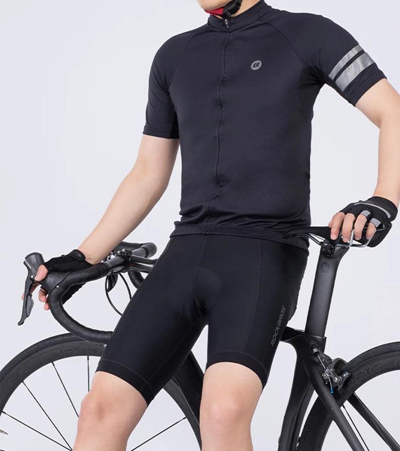 ROCKBROS Summer Cycling Shorts Breathable Bicycle Shorts Tights MTB Road Sport Bike Trousers Shockproof Sponge Pad Bike Shorts